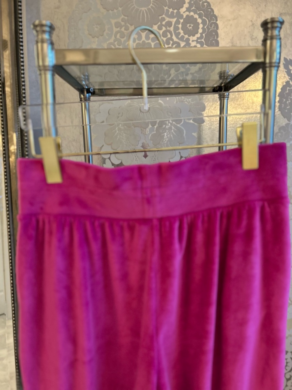 Victoria's Secret Hot Pink Velour Joggers - Picture 7 of 8